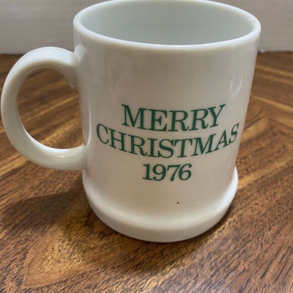 Snoopy Beagle Dog Peanuts Coffee Mug Sleigh Merry Christmas 1976 Woodstock Lot 2 - Picture 8 of 13